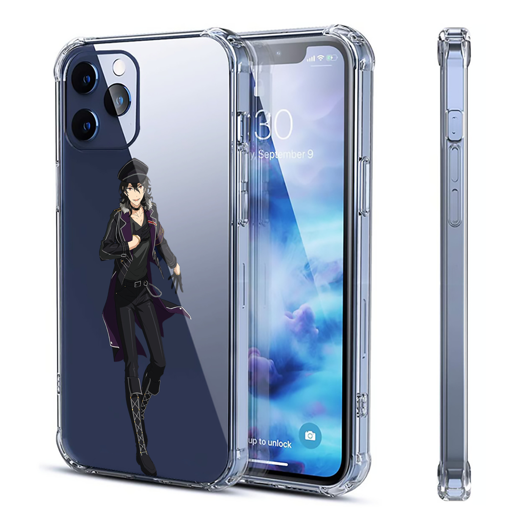 （画像用） あんさんぶるスターズ! Ensemble Stars 【iPhone 12シリーズ対応】透明スマホケース（クリアソフトケース）